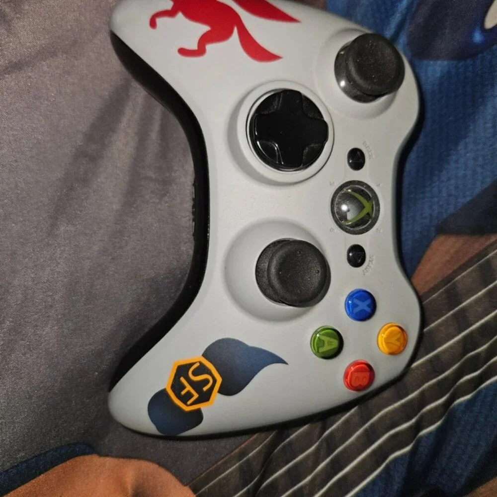 Official OEM Xbox 360 Custom Star Fox Controller & Computer adapter